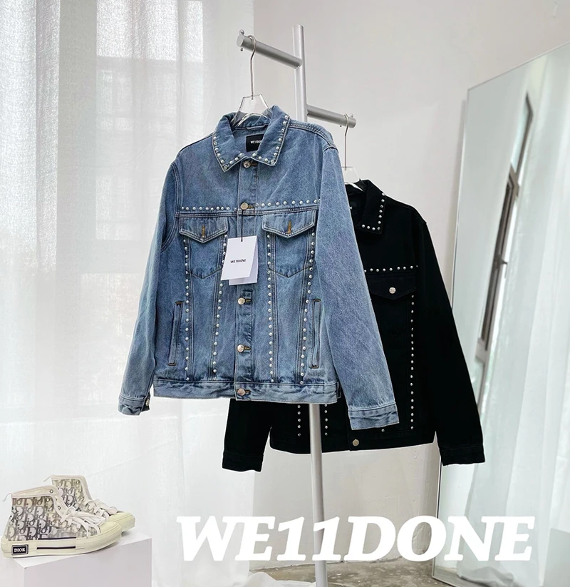WELLDONE Denim Jacket Oversize Washed Do Old Blue Denim Men Women 1:1 We11done Jacket
WELLDONE Denim Jacket Oversize Washed Do Old Blue Denim Men Women 1:1 We11done Jacket