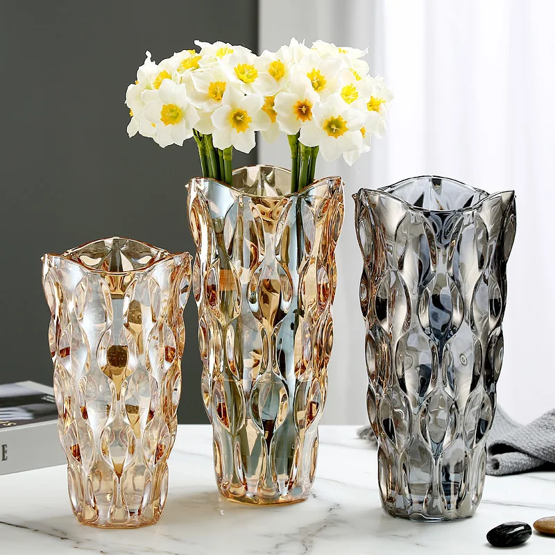Light luxury crystal glass rose vase European-style hydroponic plant rich bamboo flower ware Countertop coffee table living room
Light luxury crystal glass rose vase European-style hydroponic plant rich bamboo flower ware Countertop coffee table living room