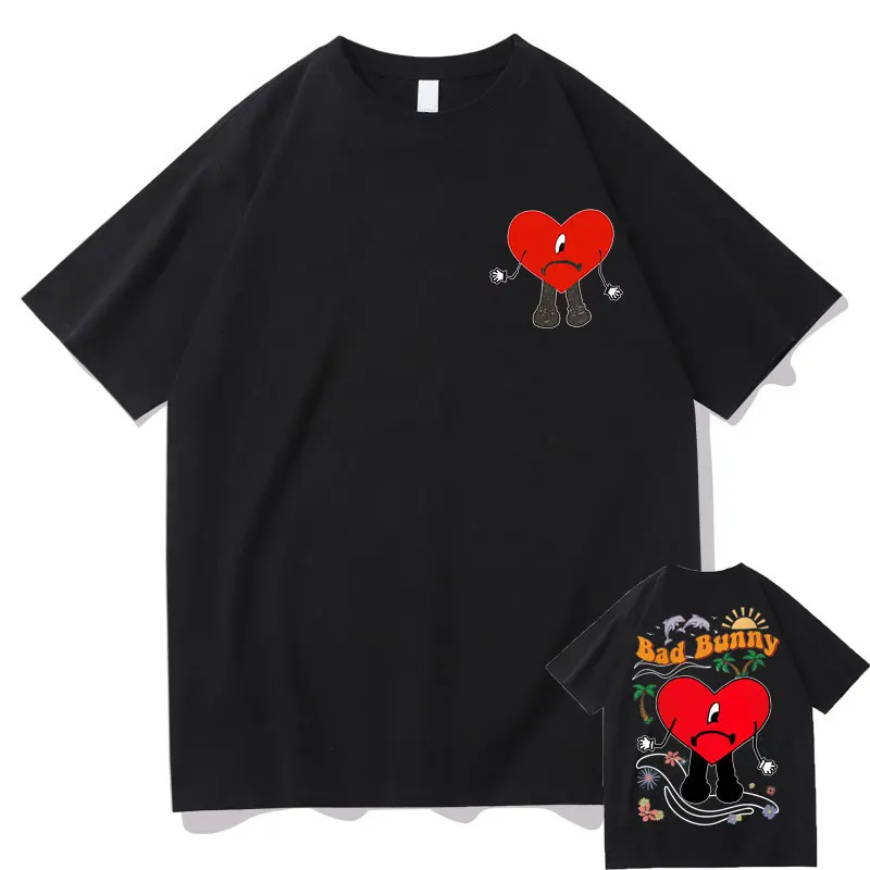 Rapper Bad Bunny UN VERANO SIN TI Double Sided Print T Shirt Hip Hop Music Album Tshirt Streetwear Men Women Cotton Short Sleeve
Rapper Bad Bunny UN VERANO SIN TI Double Sided Print T Shirt Hip Hop Music Album Tshirt Streetwear Men Women Cotton Short Sleeve