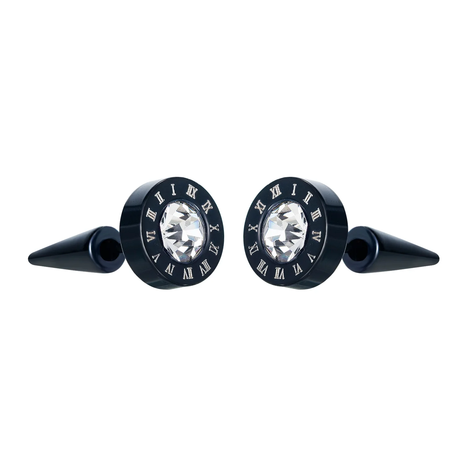 2023 Korean Style Roman Number Stud Earrings With AAA+ Cubic Zircoia Elegant Stainless Steel Jewelry For Women Ladies Party Gift 
2023 Korean Style Roman Number Stud Earrings With AAA+ Cubic Zircoia Elegant Stainless Steel Jewelry For Women Ladies Party Gift