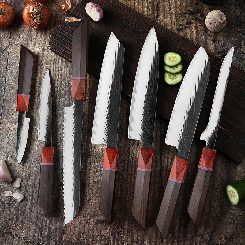 GoodEZ Chef Knife Set Professional Santoku Knife 8 inch French Bread Cutting Knife Vegetables Fruit Peeler Butcher Boning Knife
GoodEZ Chef Knife Set Professional Santoku Knife 8 inch French Bread Cutting Knife Vegetables Fruit Peeler Butcher Boning Knife