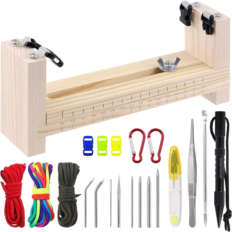 Paracords Bracelet Jig Kit Paracords Bracelet Jig With Knotter Tool Lacing Needles
Paracords Bracelet Jig Kit Paracords Bracelet Jig With Knotter Tool Lacing Needles