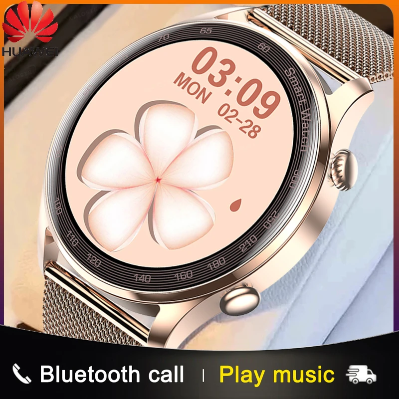 Huawei Fashion Women Smart Watch Bluetooth Call Music Waterproof Heart Rate Sport Fitness Tracker Man Smartwatch For Xiaom
Huawei Fashion Women Smart Watch Bluetooth Call Music Waterproof Heart Rate Sport Fitness Tracker Man Smartwatch For Xiaom