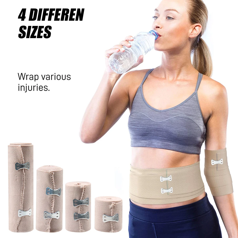 Tape Compression With Sprains Wrap Ankle,wrist,arm,leg Sport Aid Bandage Measure Hooks,athletic For First Support 5rolls Elastic
Tape Compression With Sprains Wrap Ankle,wrist,arm,leg Sport Aid Bandage Measure Hooks,athletic For First Support 5rolls Elastic