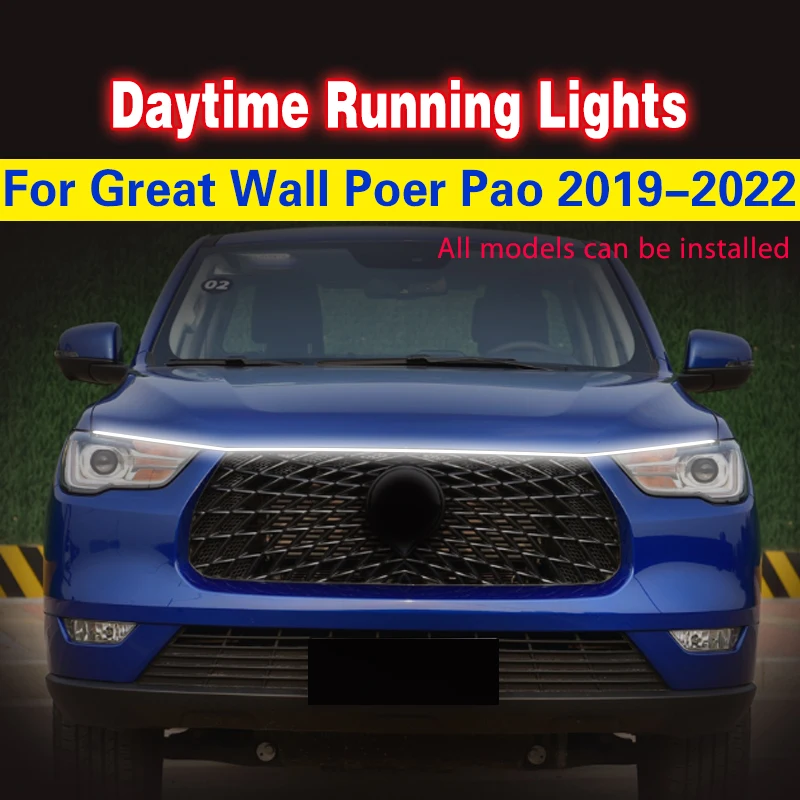 1Pcs DRL 12V LED Daytime Running Light Fog Lamp Decoration Ambient Lamp Flexible Light Strip For Great Wall Poer Pao 2019-2022
1Pcs DRL 12V LED Daytime Running Light Fog Lamp Decoration Ambient Lamp Flexible Light Strip For Great Wall Poer Pao 2019-2022