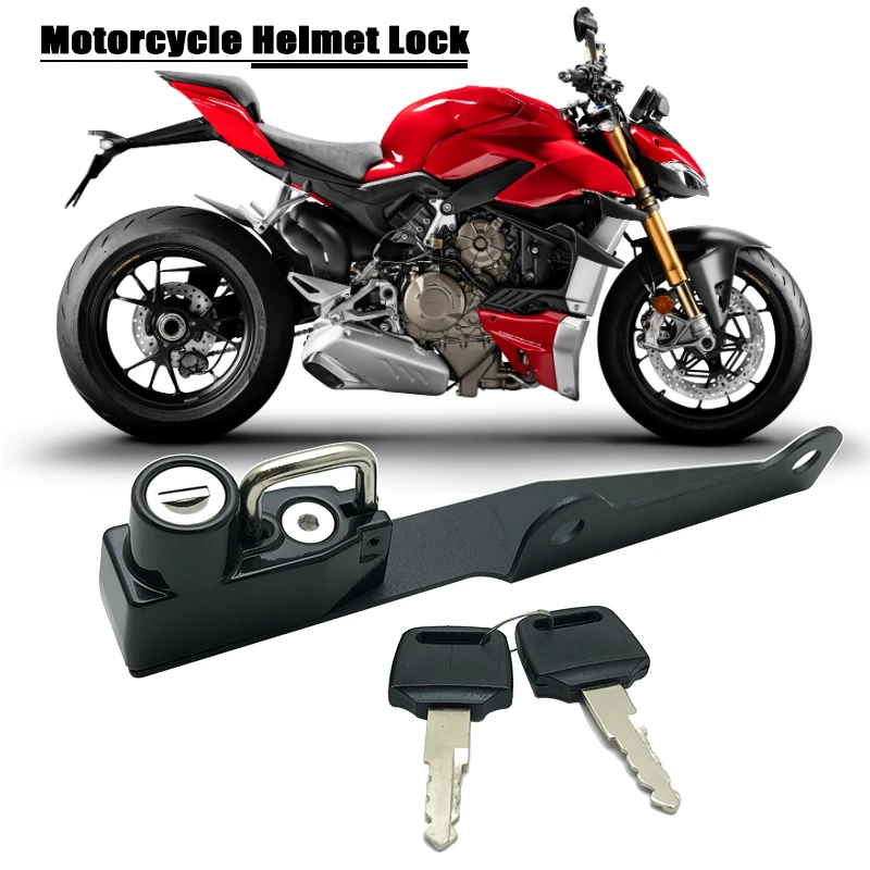 Motorcycle Helmet Lock Mount Hook Anti-theft Security with 2 Keys Password lock For Ducati Multistrada V4 V4S Sport 2020-2022
Motorcycle Helmet Lock Mount Hook Anti-theft Security with 2 Keys Password lock For Ducati Multistrada V4 V4S Sport 2020-2022