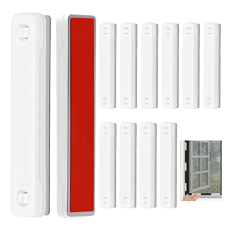 Magnets For Fly Screens, Pack Of 12 Fly Screens, Windows,Magnetic Strips, Magnetic Clip, Magnetic Closure For Fly Screen
Magnets For Fly Screens, Pack Of 12 Fly Screens, Windows,Magnetic Strips, Magnetic Clip, Magnetic Closure For Fly Screen