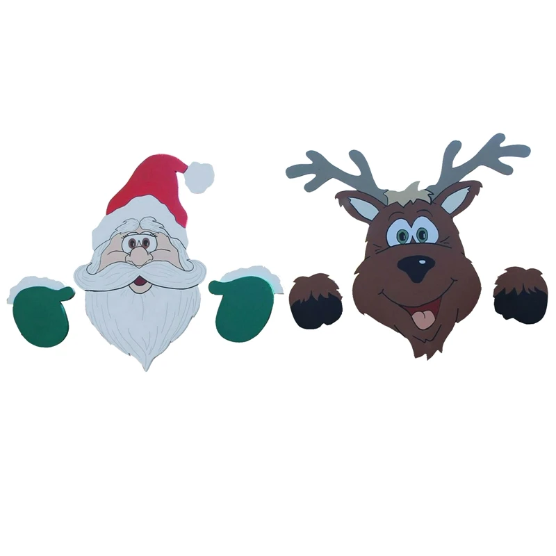 Рождественский наружный баннер узоры с Санта-Клаусом Xmas, украшение для сада, забора, 2 шт.
Рождественский наружный баннер узоры с Санта-Клаусом Xmas, украшение для сада, забора, 2 шт.