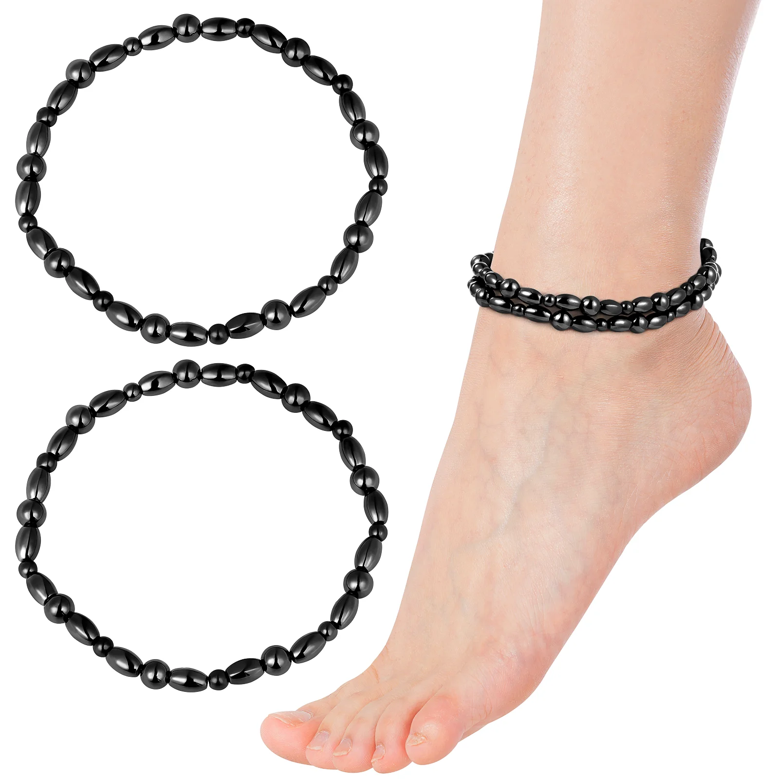 2 Magnetic Stones Anklets for and Men Fashion Elastic Chains Bracelet Clothes Accessories
2 Magnetic Stones Anklets for and Men Fashion Elastic Chains Bracelet Clothes Accessories