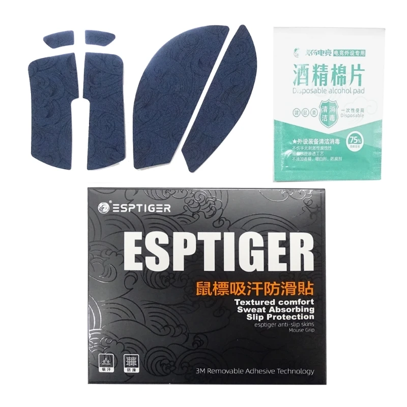 Esports Tiger Mouse Anti-slip Grip Tape Mouse Skates Side Stickers for Razer Deathadder V3 Pro Mouse Moisture Wicking Pre Cut
Esports Tiger Mouse Anti-slip Grip Tape Mouse Skates Side Stickers for Razer Deathadder V3 Pro Mouse Moisture Wicking Pre Cut