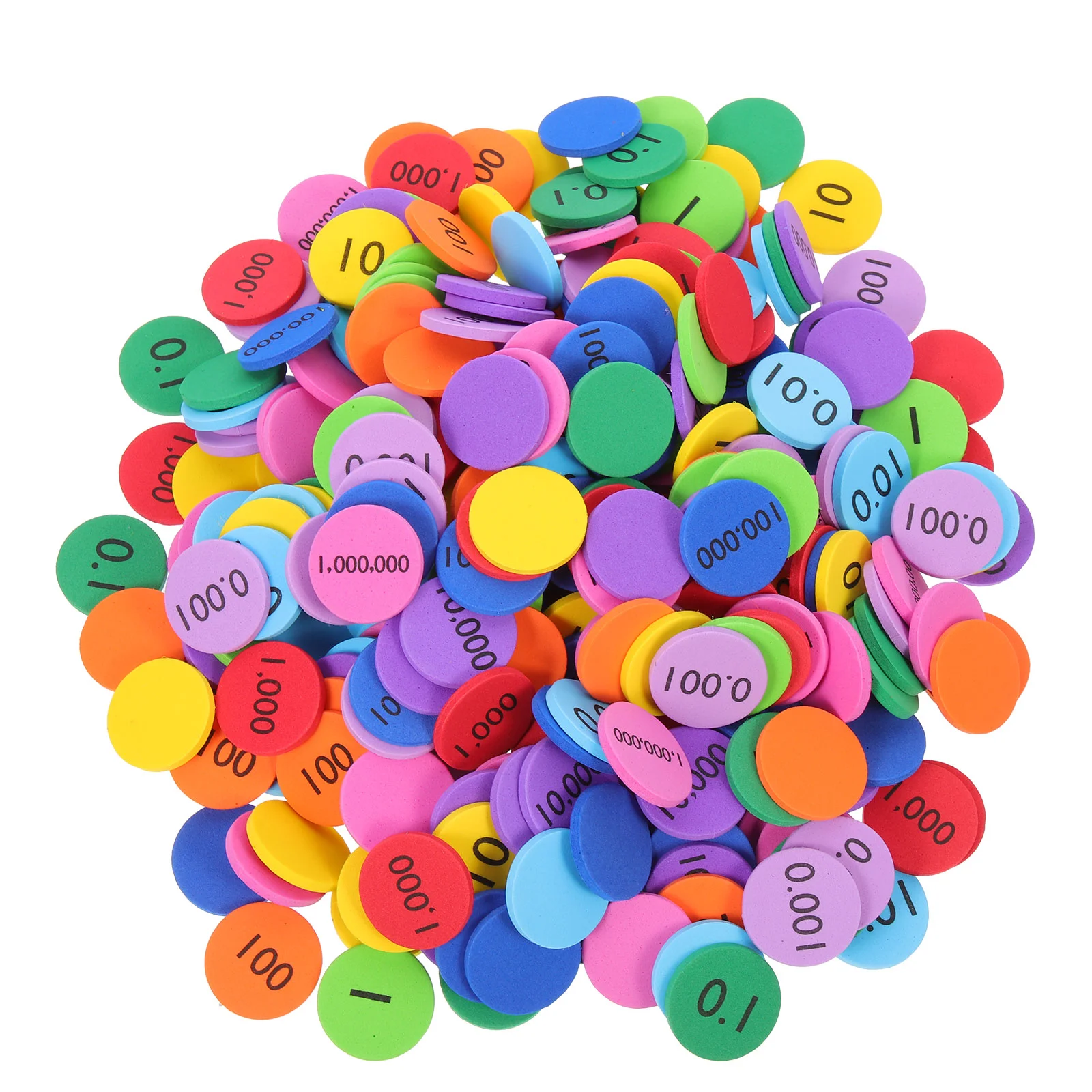 160 Pcs Digital Wafer Playset Math Teaching Supplies Eva Value Disks Bright Color Child Place
160 Pcs Digital Wafer Playset Math Teaching Supplies Eva Value Disks Bright Color Child Place