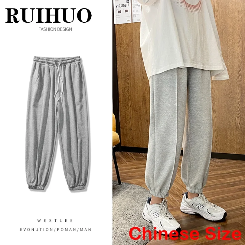 RUIHUO Ankle-Length Streetwear Men Pants Clothing Chinese Size 2XL Fashion Sweatpants Men Trousers 2022 Spring New Arrivals
RUIHUO Ankle-Length Streetwear Men Pants Clothing Chinese Size 2XL Fashion Sweatpants Men Trousers 2022 Spring New Arrivals