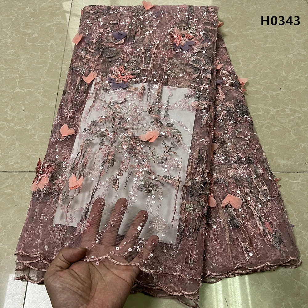 African Lace Fabrics 2023 Sequins Embroidery Evening Dresses For Women Beaded Mesh Tulle Fabric By The Meter Sewing 5Yard Cloth
African Lace Fabrics 2023 Sequins Embroidery Evening Dresses For Women Beaded Mesh Tulle Fabric By The Meter Sewing 5Yard Cloth