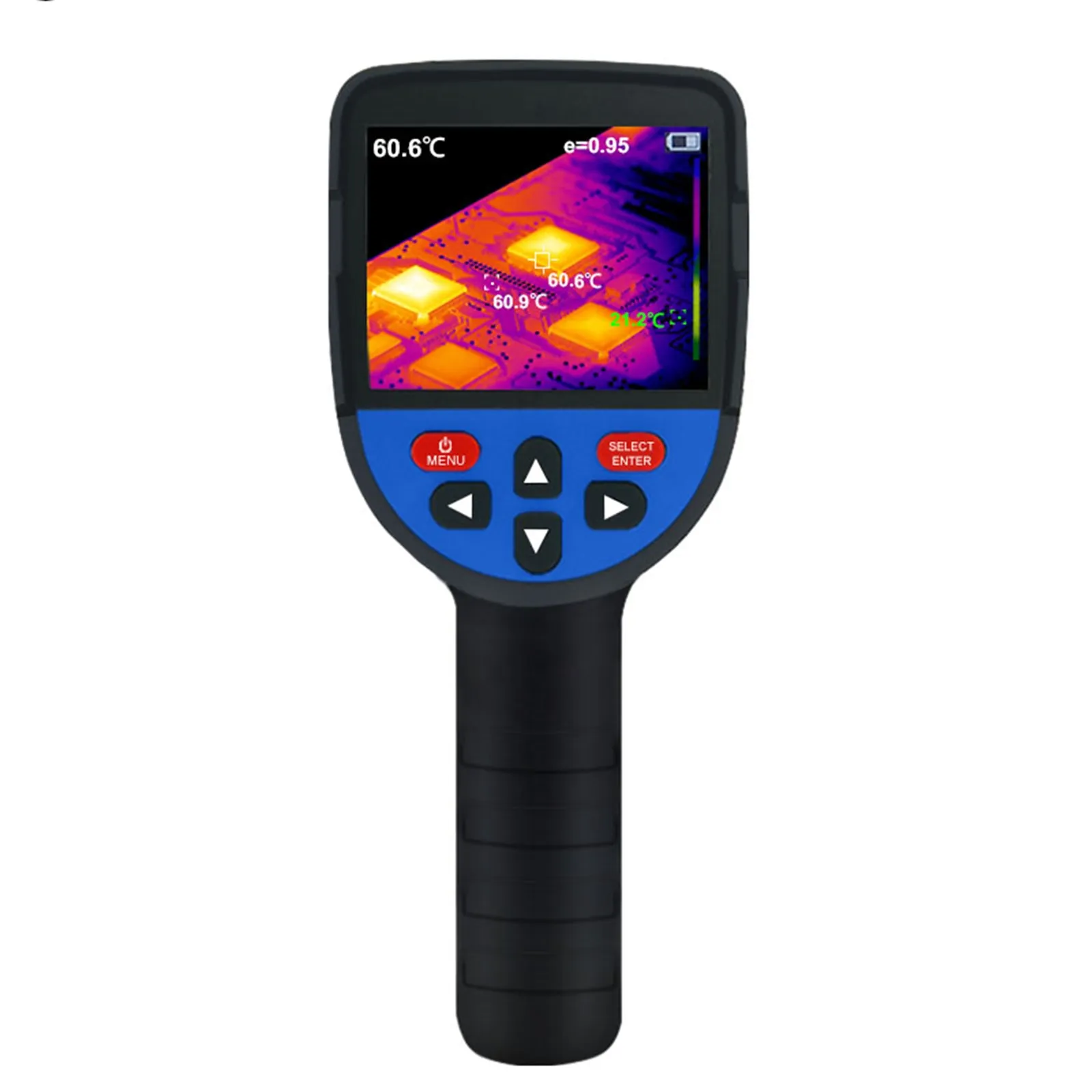 

Портативная инфракрасная тепловизионная камера ночного видения, тепловизор с цветным экраном 3,2 дюйма, 300000 пикселей