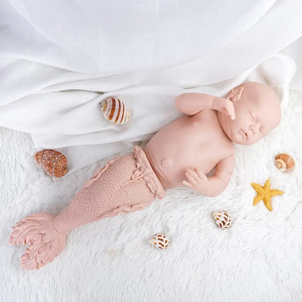25inch Reborn Kit Super Soft Silicone Mermaid Tail Model Lifelike Color Full Body A7t7
25inch Reborn Kit Super Soft Silicone Mermaid Tail Model Lifelike Color Full Body A7t7