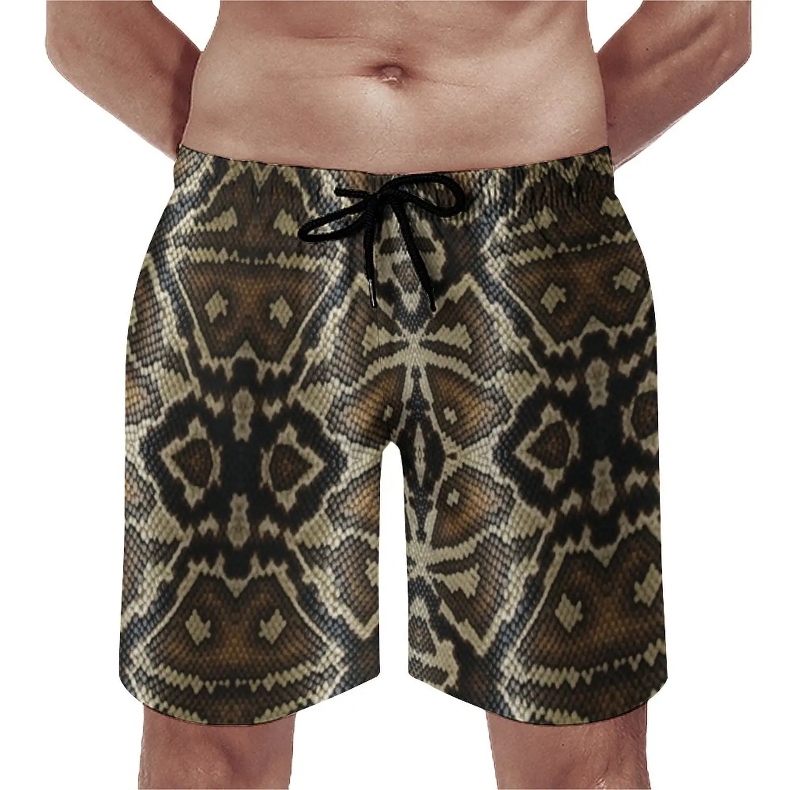 Summer Board Shorts Snakeskin Print Sports Fitness Grey Brown Design Beach Short Pants Casual Quick Dry Beach Trunks Large Size
Summer Board Shorts Snakeskin Print Sports Fitness Grey Brown Design Beach Short Pants Casual Quick Dry Beach Trunks Large Size