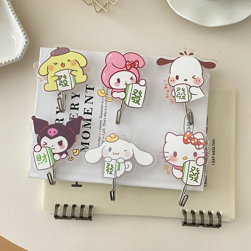 2PCS Sanrio Hello Kitty Hooks Kuromi My Melody New Cartoon Kawaii Anime Bag Family Robe Key Adhesive Wall Hooks Kitchen Bathroom
2PCS Sanrio Hello Kitty Hooks Kuromi My Melody New Cartoon Kawaii Anime Bag Family Robe Key Adhesive Wall Hooks Kitchen Bathroom