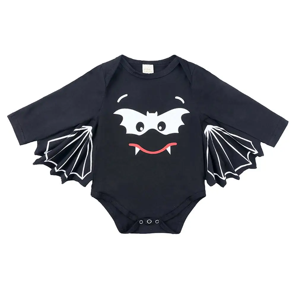 Newborn Baby Clothes Baby Rompers Cotton Halloween Cartoon Bat-printed Batwing Sleeve Crew-neck Jumpsuits(0-2year)
Newborn Baby Clothes Baby Rompers Cotton Halloween Cartoon Bat-printed Batwing Sleeve Crew-neck Jumpsuits(0-2year)