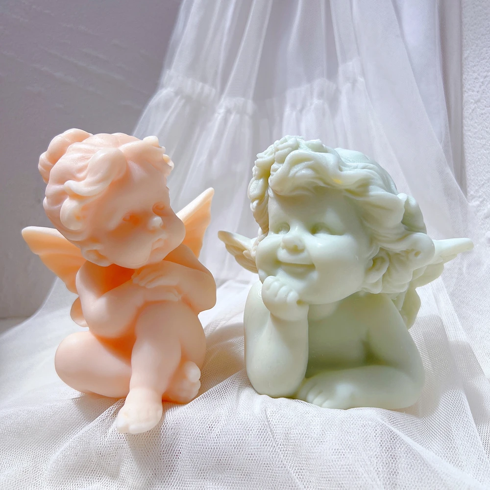 Cupid Cherub Gift Candle Silicone Molds Cute Girl Angel Candle Mold Cherub Baby Shower Home Decor
Cupid Cherub Gift Candle Silicone Molds Cute Girl Angel Candle Mold Cherub Baby Shower Home Decor