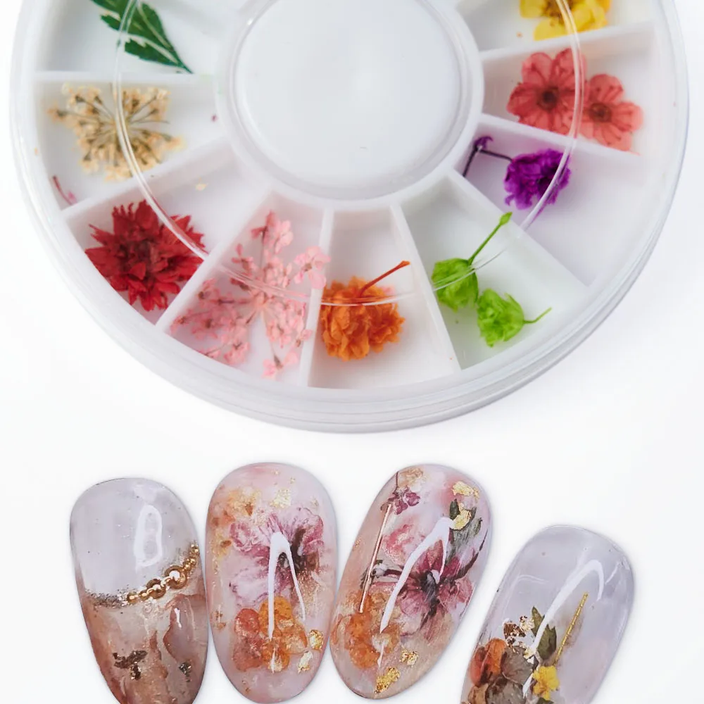 12pcs Dry Flower Nail Art Mulit Design Sweet Dried Floral Manicure Accessories Nature Daisy Sunflower Decorations For Nails 2022
12pcs Dry Flower Nail Art Mulit Design Sweet Dried Floral Manicure Accessories Nature Daisy Sunflower Decorations For Nails 2022