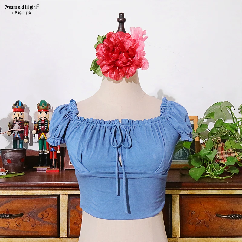 Dance Dress Belly Dancer Cotton Lace-up Short-Sleeved Tops Sell Like Hot Cakes A16
Dance Dress Belly Dancer Cotton Lace-up Short-Sleeved Tops Sell Like Hot Cakes A16