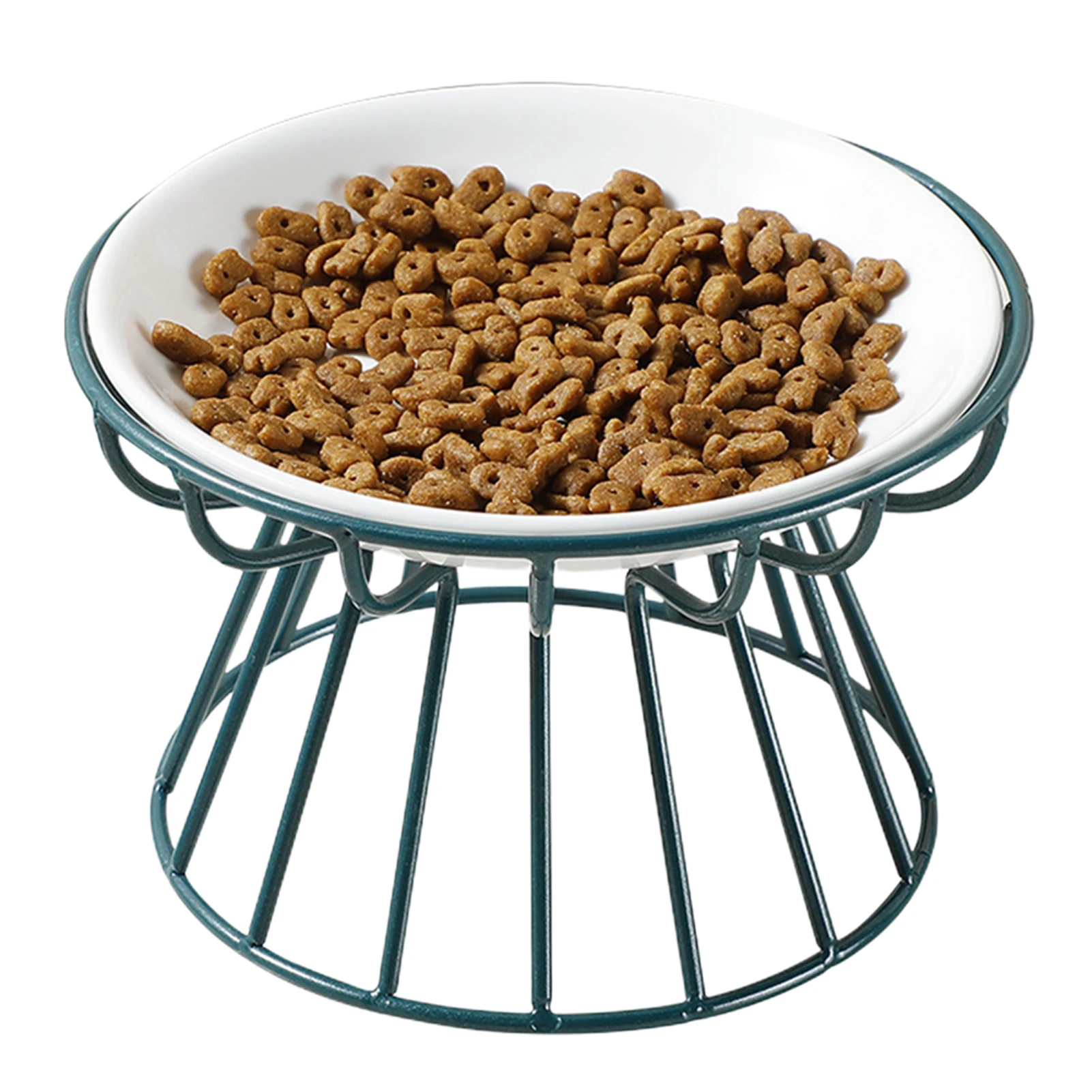 Whisker Friendly Anti Vomit Ceramic Cat Bowl Small Dog Non Spill Fish Bone Pattern With Metal Stand Wide Shallow Feeding Wet Dry 
Whisker Friendly Anti Vomit Ceramic Cat Bowl Small Dog Non Spill Fish Bone Pattern With Metal Stand Wide Shallow Feeding Wet Dry