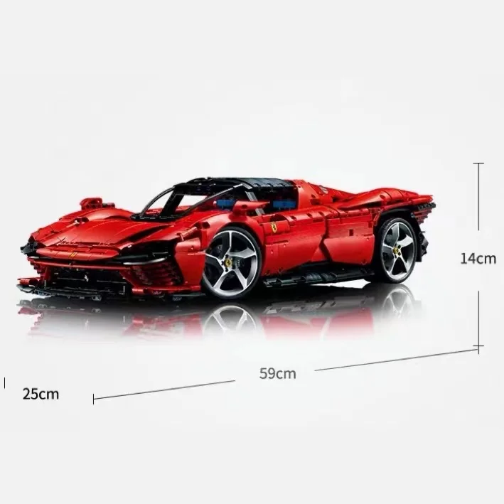 In Stock 3778PCS Technical Ferraried Daytona SP3 42143 Supercar Model Building Block Toys For Boys Girls Birthday Gift
In Stock 3778PCS Technical Ferraried Daytona SP3 42143 Supercar Model Building Block Toys For Boys Girls Birthday Gift