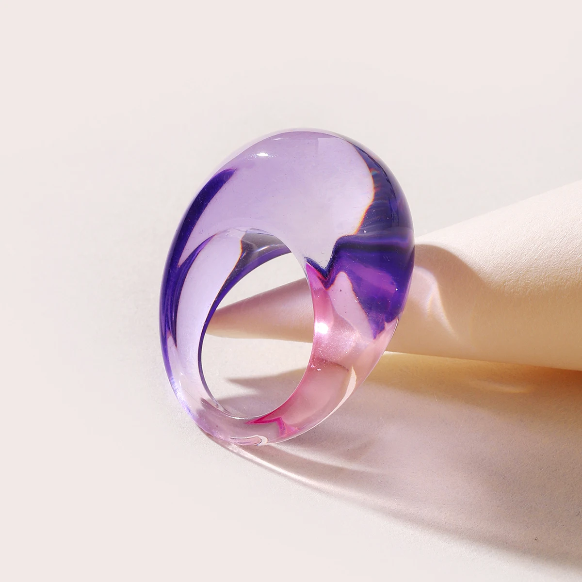 New Vintage Ring For Women Transparent Colorful Acrylic Resin Ring Korea Fashion Geometric Aesthetic Jewelry Trend Punk
New Vintage Ring For Women Transparent Colorful Acrylic Resin Ring Korea Fashion Geometric Aesthetic Jewelry Trend Punk