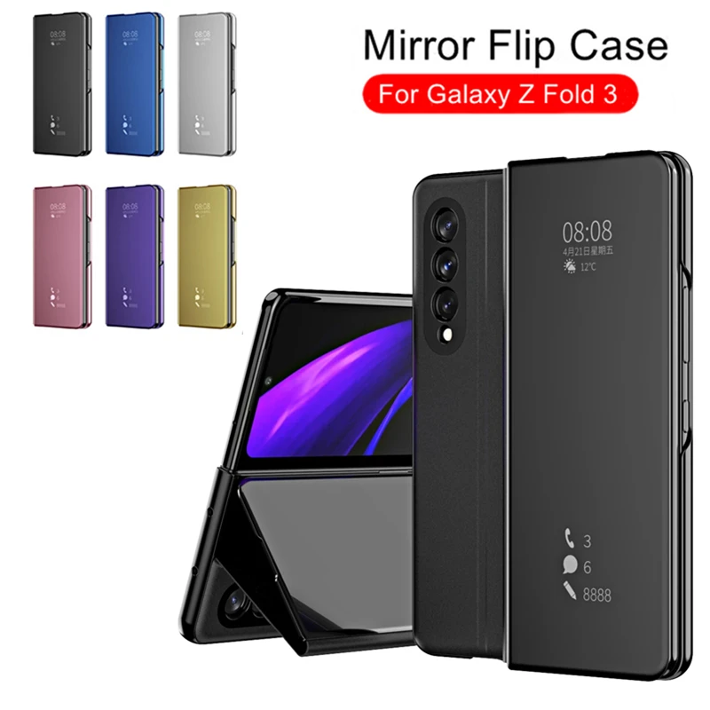 Luxury Smart Mirror Flip Case For Samsung Galaxy Z Fold 3 5G Foldable Cover PU Leather Side Z Fold3 Phone Case Coque For Galaxy
Luxury Smart Mirror Flip Case For Samsung Galaxy Z Fold 3 5G Foldable Cover PU Leather Side Z Fold3 Phone Case Coque For Galaxy