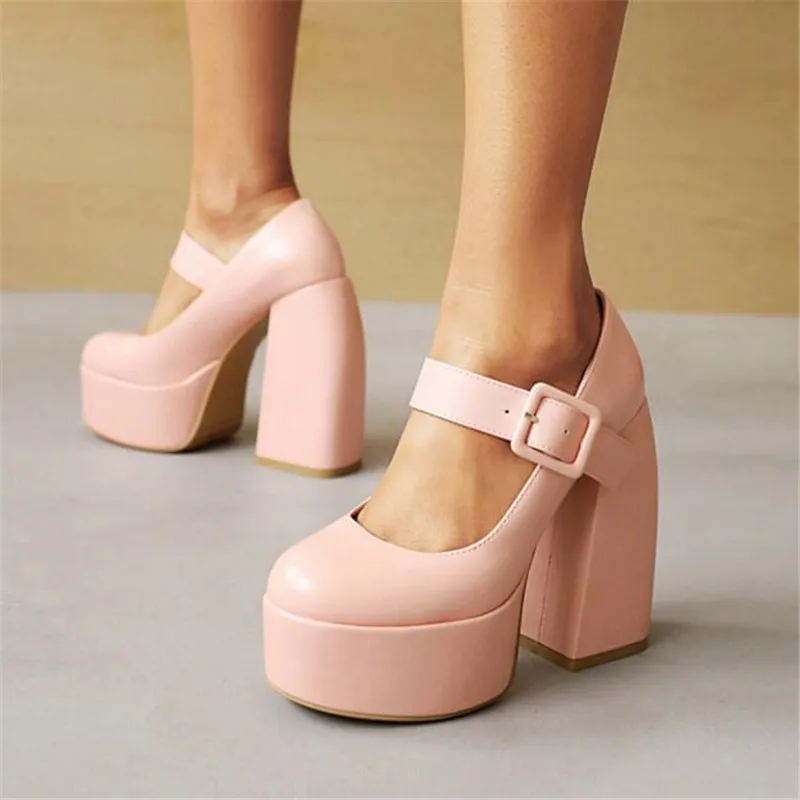 Women's Super High-heeled Shoes Shaped Heels Mary Jane Shoes Waterproof Platform Round Toe Shallow Mouth Shoe
Women's Super High-heeled Shoes Shaped Heels Mary Jane Shoes Waterproof Platform Round Toe Shallow Mouth Shoe
