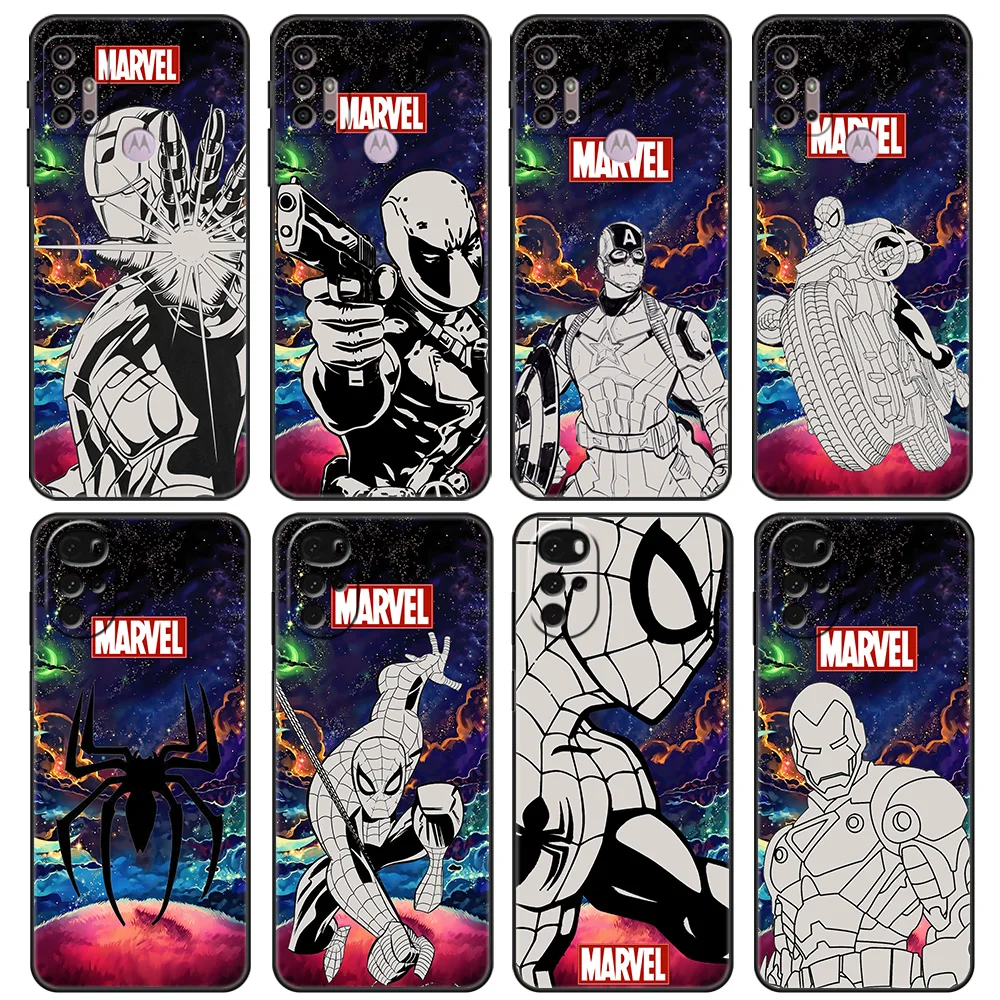 Case for Motorola Moto G30 G60 G52 G9 Play One Fusion Black Phone Funda G8 Power G50 One Hyper TPU Cover Venom Spiderman Marvel
Case for Motorola Moto G30 G60 G52 G9 Play One Fusion Black Phone Funda G8 Power G50 One Hyper TPU Cover Venom Spiderman Marvel