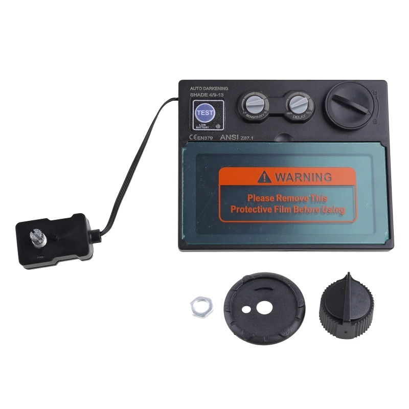 Practical Solar Auto Darkening Welding Helmet Goggle Lens Keep Face from Peeling Prevent Welding Slag from Splashing
Practical Solar Auto Darkening Welding Helmet Goggle Lens Keep Face from Peeling Prevent Welding Slag from Splashing
