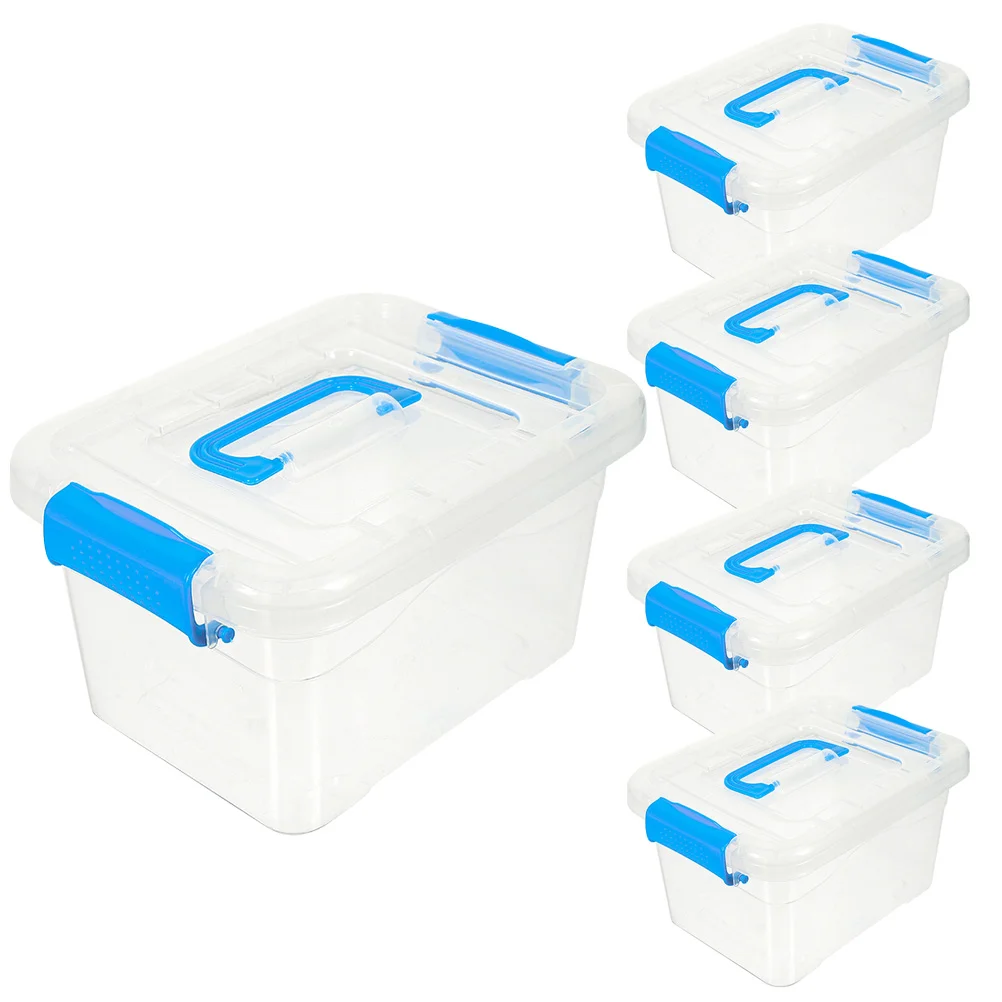 

Box Storage Organizerdesktop Bin Clear Lid Container Makeup Para Organizar Plastico De Cajas Case Portabletransparent Latching