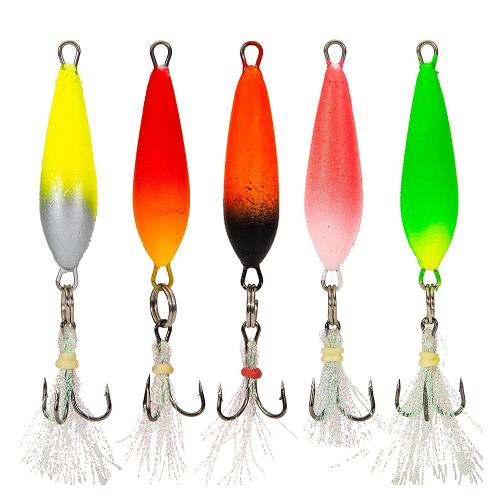 5pcs EPS Foam Ice Fishing Bait Hook Three Anchor Hook Winter Fishing Hook Carp Bait Traps Jigs Fishing Accessories
5pcs EPS Foam Ice Fishing Bait Hook Three Anchor Hook Winter Fishing Hook Carp Bait Traps Jigs Fishing Accessories