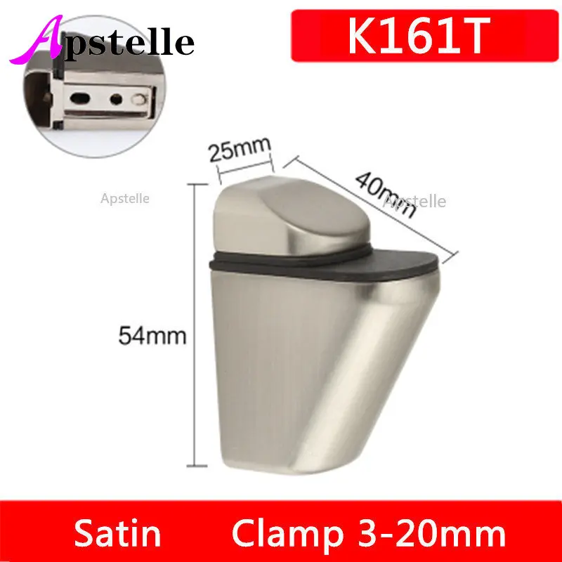 4pcs Glass Shelf Holder Clamp Adjustable Brackets Zinc Alloy Bathroom Support Shelves Holder Home Improvement
4pcs Glass Shelf Holder Clamp Adjustable Brackets Zinc Alloy Bathroom Support Shelves Holder Home Improvement