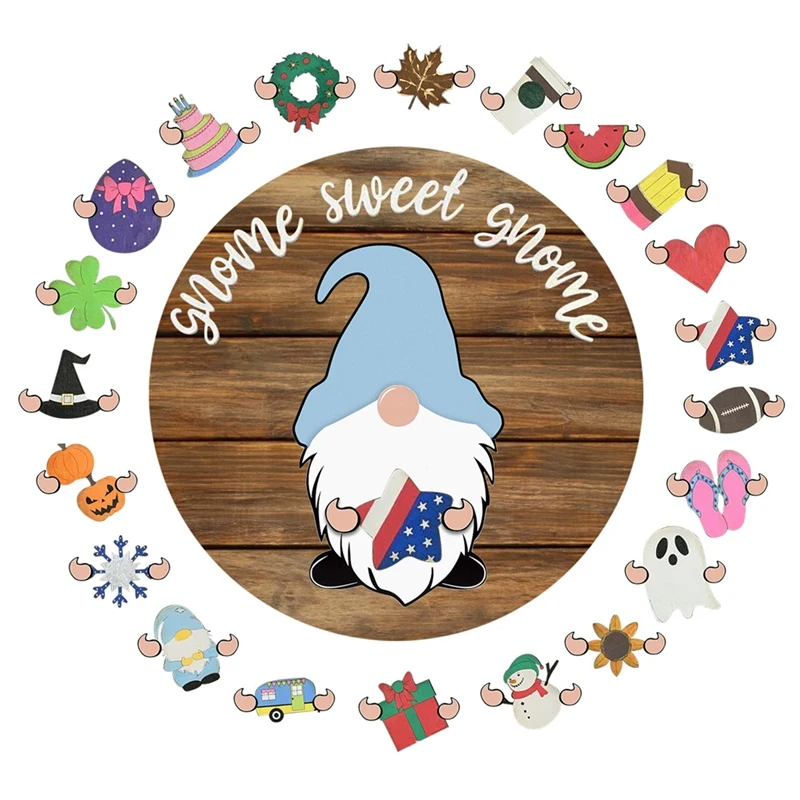 Gnome Interchangeable All Season Welcome Sign In Home Decor Rustic Farmhouse Front Door Wreath For Home Decor Farmhouse 1Set
Gnome Interchangeable All Season Welcome Sign In Home Decor Rustic Farmhouse Front Door Wreath For Home Decor Farmhouse 1Set