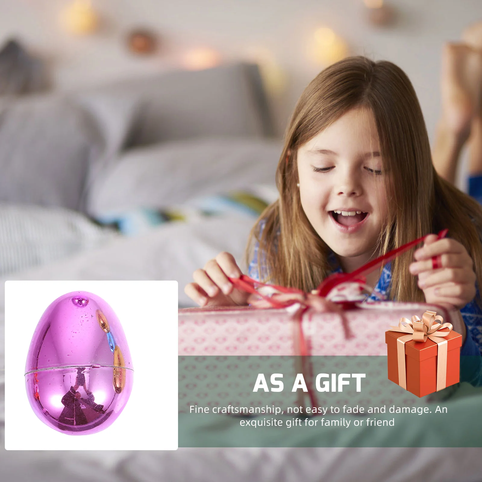 24 Metallic Eggs Empty Eggs Golden Egg Ornament Gift Boxes Kids Party Games Favors Surprise Eggs 
24 Metallic Eggs Empty Eggs Golden Egg Ornament Gift Boxes Kids Party Games Favors Surprise Eggs