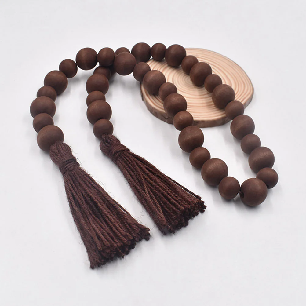 Twine Tassel Beads Decor Hanging Home Decors Wood Decorative Decoration Garlands Adorn 
Twine Tassel Beads Decor Hanging Home Decors Wood Decorative Decoration Garlands Adorn