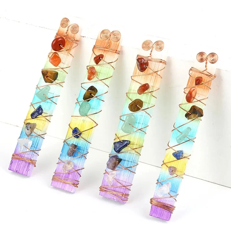 Irregular Aura Selenite Stick Wand Wire Wrapped Raw 7 Chakra Healing Bar Meditation Crystal for Yoga Spiritual,Reiki Balancing
Irregular Aura Selenite Stick Wand Wire Wrapped Raw 7 Chakra Healing Bar Meditation Crystal for Yoga Spiritual,Reiki Balancing