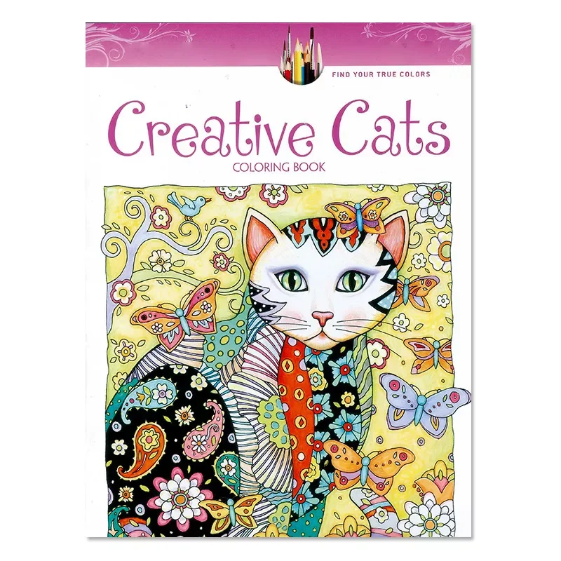 1 PCS 24 Pages Creative Cats Coloring Book For Children Adult Relieve Stress Kill Time Graffiti Painting Drawing Art Book
1 PCS 24 Pages Creative Cats Coloring Book For Children Adult Relieve Stress Kill Time Graffiti Painting Drawing Art Book