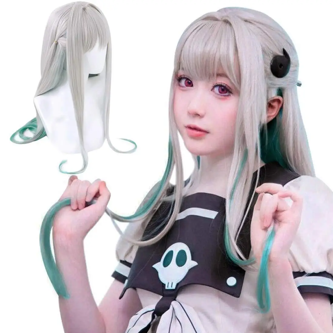 Anime Kamado Nezuko Cosplay Wig Blade of Demon Slayer Kimetsu Halloween Anime Heat Resistant Fiber Long Straight Synthetic Hair
Anime Kamado Nezuko Cosplay Wig Blade of Demon Slayer Kimetsu Halloween Anime Heat Resistant Fiber Long Straight Synthetic Hair