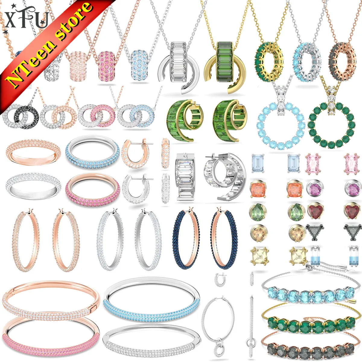 Stone Necklace Fashion Jewelry Set Charm Crystal Geometry Unique Women's Earrings Ring Bracelet Party Gift Band Logo
Stone Necklace Fashion Jewelry Set Charm Crystal Geometry Unique Women's Earrings Ring Bracelet Party Gift Band Logo