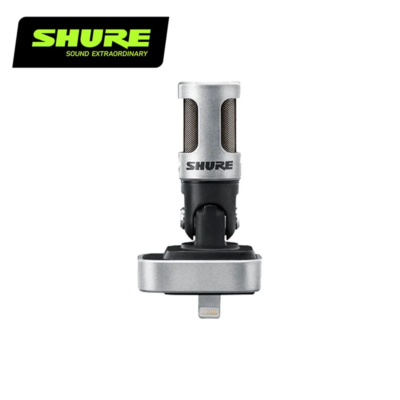 Original Shure mv88 Apple mobile phone K song condenser small microphone singing mini microphone
Original Shure mv88 Apple mobile phone K song condenser small microphone singing mini microphone