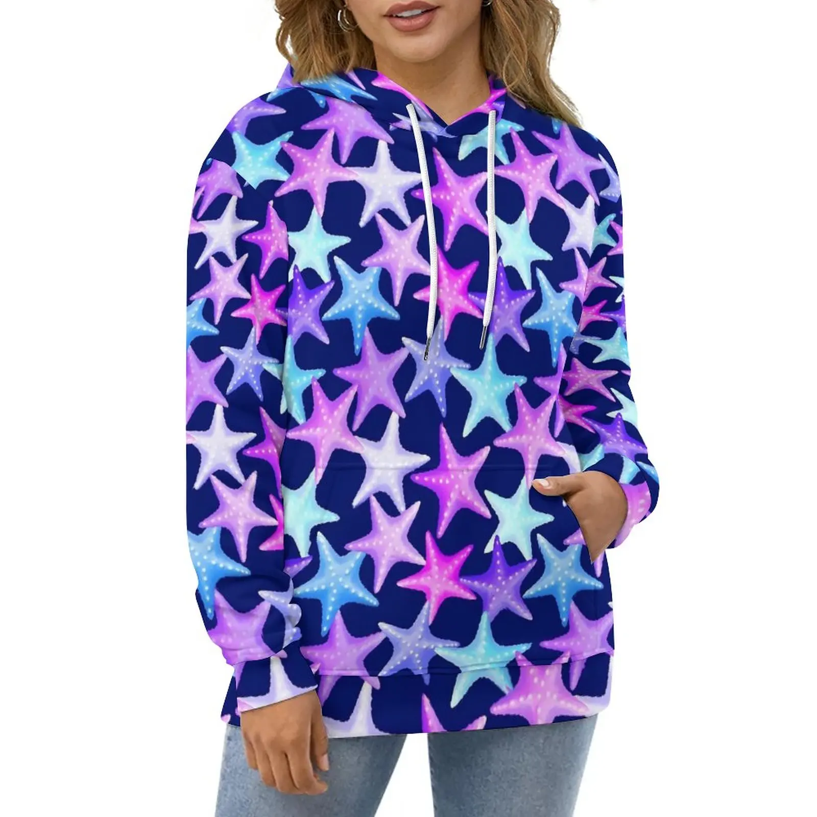 Pastel Starfish Casual Hoodies Multicolor Animal Kawaii Pullover Hoodie Long Sleeve Hip Hop Graphic Loose Oversized Sweatshirts
Pastel Starfish Casual Hoodies Multicolor Animal Kawaii Pullover Hoodie Long Sleeve Hip Hop Graphic Loose Oversized Sweatshirts