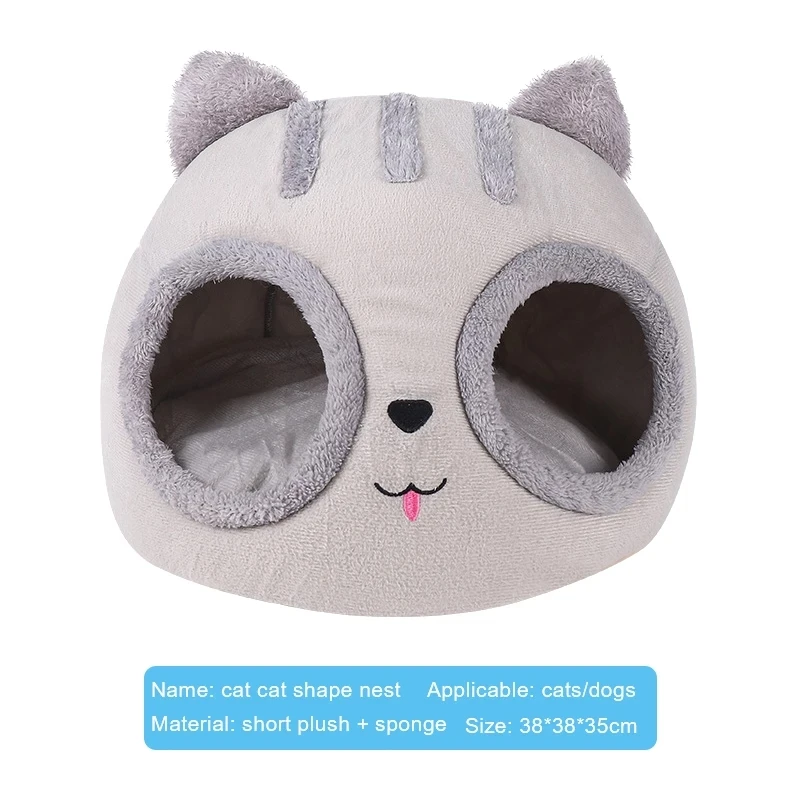 Washable Cat House Supplies Pet Cat Bed Winter Cave Villa Sleep Kennel Removable Nest Warm Enclosed Cave Sofa Couch for Pet
Washable Cat House Supplies Pet Cat Bed Winter Cave Villa Sleep Kennel Removable Nest Warm Enclosed Cave Sofa Couch for Pet