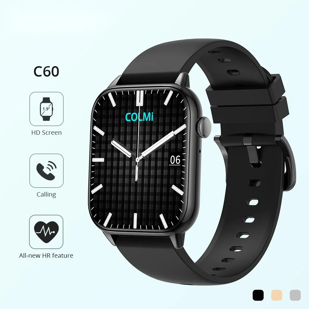 New C60 Smart Watch 1.9 Inch Full Screen Bluetooth Calling Heart Rate Sleep Monitor 100 Sport Models Smart Watch For Men Women
New C60 Smart Watch 1.9 Inch Full Screen Bluetooth Calling Heart Rate Sleep Monitor 100 Sport Models Smart Watch For Men Women