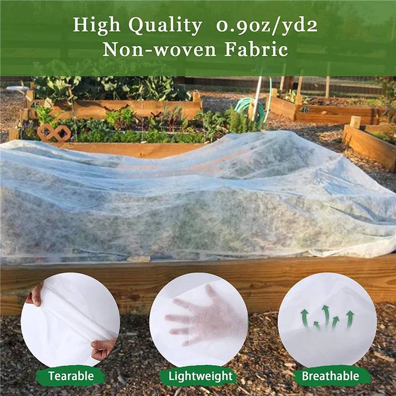 Winter Plant Anti-freeze Protective Blanket 1.5X10m Protective Film Covers Frost Cloth Blanket Protecting Fruit Tree Potted
Winter Plant Anti-freeze Protective Blanket 1.5X10m Protective Film Covers Frost Cloth Blanket Protecting Fruit Tree Potted