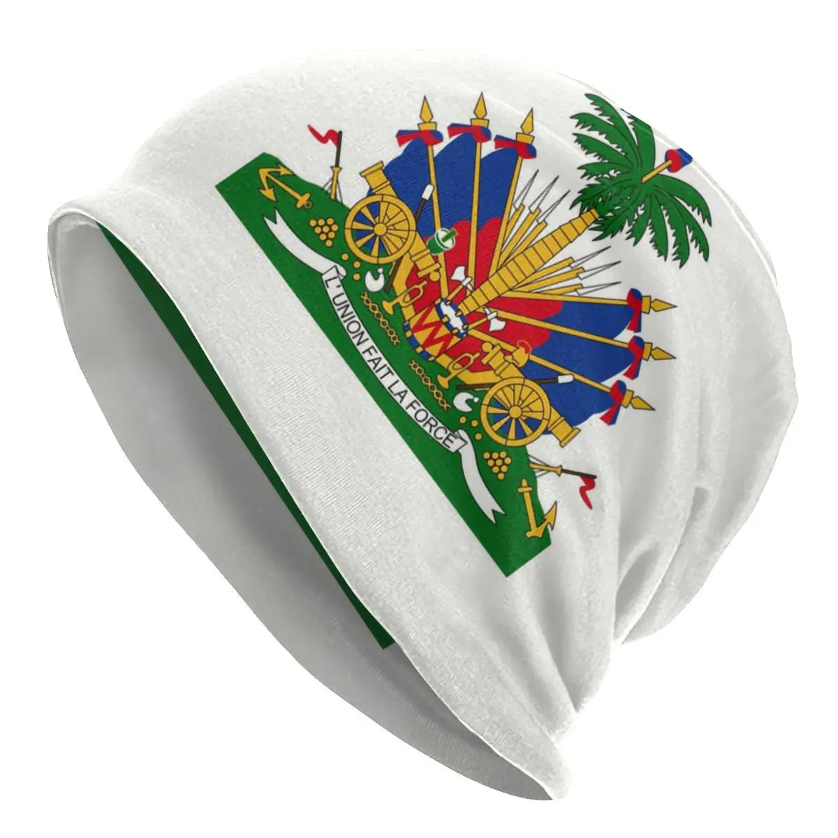

Unisex Bonnet Knit Hat Men Women Haiti Coat Of Arms Street Skullies Beanies Caps Adult Haitian Proud Beanie Hats Outdoor Ski Cap