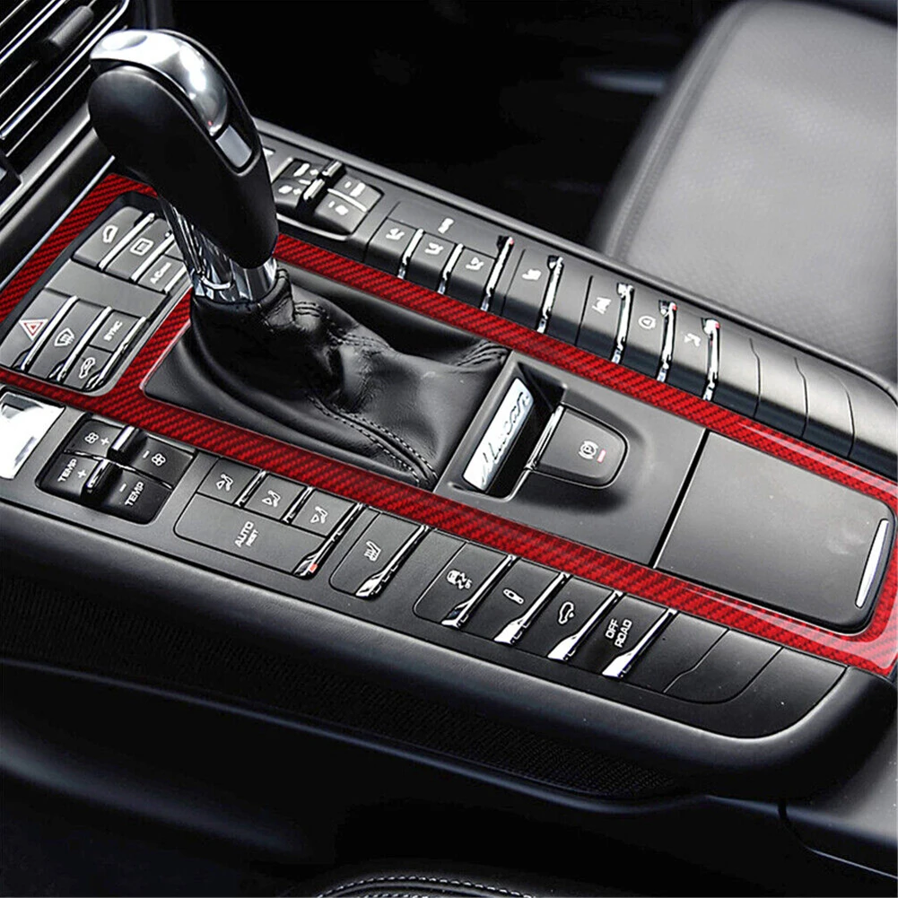 Red Carbon Fiber Gear Shift Frame Panel Cover Trim Fits For Porsche Macan 2014-2019 Automobiles Interior Accessories
Red Carbon Fiber Gear Shift Frame Panel Cover Trim Fits For Porsche Macan 2014-2019 Automobiles Interior Accessories