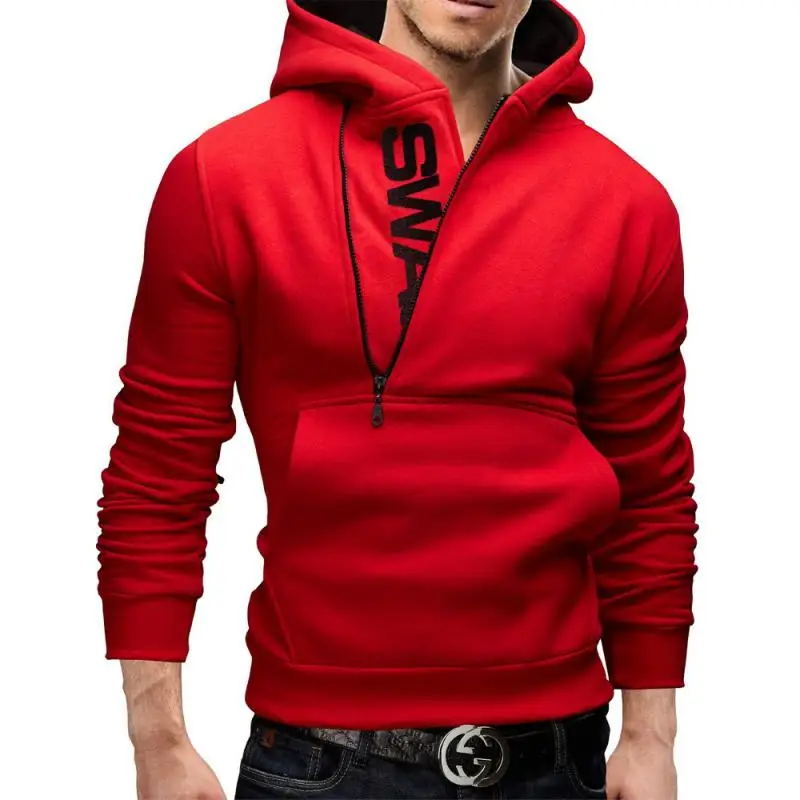 Zipper Print Hooded Sweatshirt for Men Autumn Winter Fashion Casual Sports Tops Male Long Sleeve Solid Color Pullover Streetwear
Zipper Print Hooded Sweatshirt for Men Autumn Winter Fashion Casual Sports Tops Male Long Sleeve Solid Color Pullover Streetwear